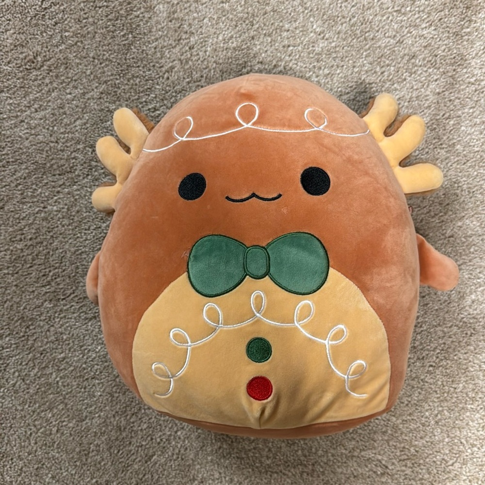 EUC Gingerbread Axolotl - 12”